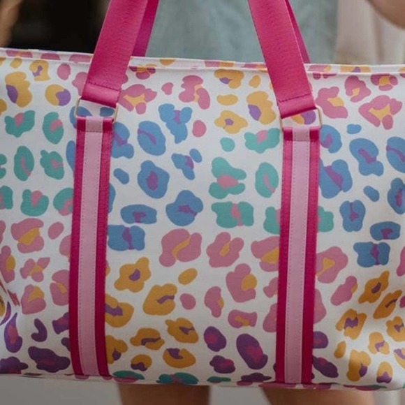 Multicolored Leopard Tote Bag - Picture 2 of 2